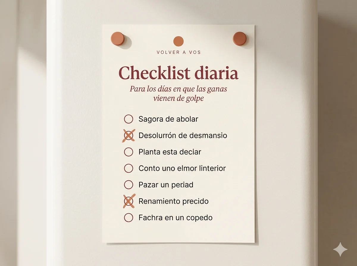 Bono 02: Checklist diaria de no contacto