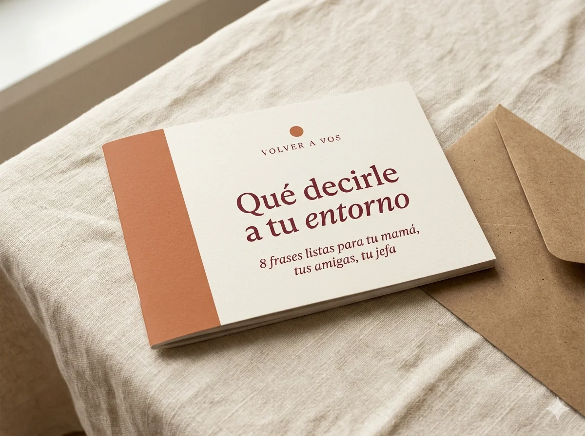 Bono 04: Qué decirle a tu entorno